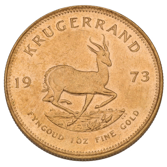 22ct Gold 1 OZ Krugerrand Coin 1973