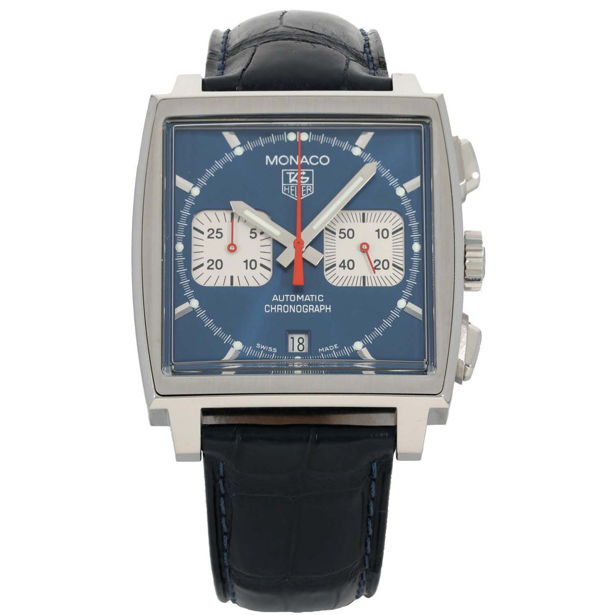 Tag Heuer Monaco CW2113-0 38mm Stainless Steel Watch