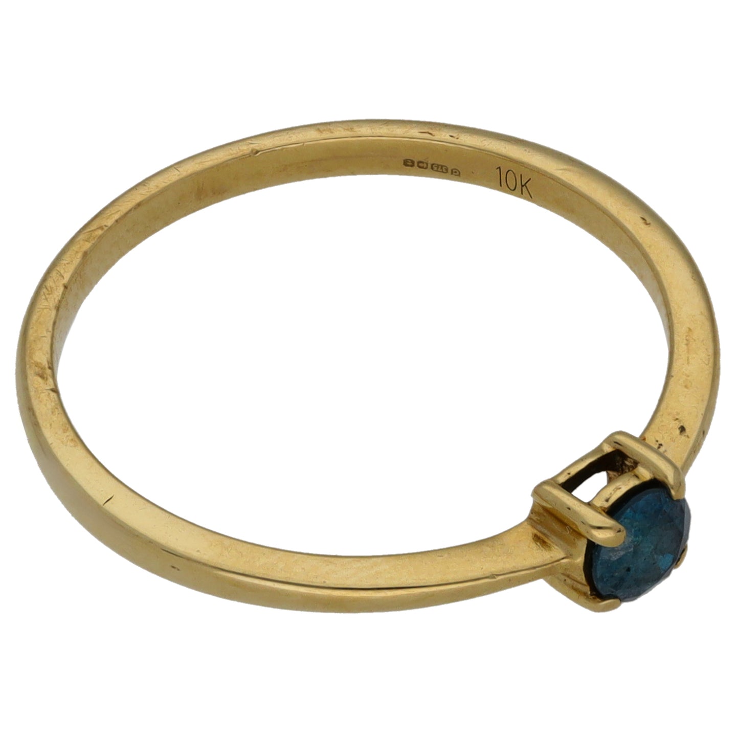 9ct Gold 0.25ct Diamond Solitaire Ring Size R