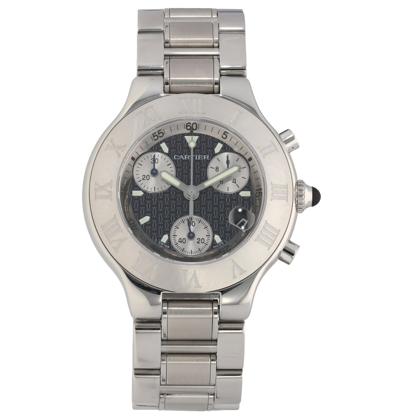 Cartier Must 21 W10172T2 38mm Stainless Steel Watch