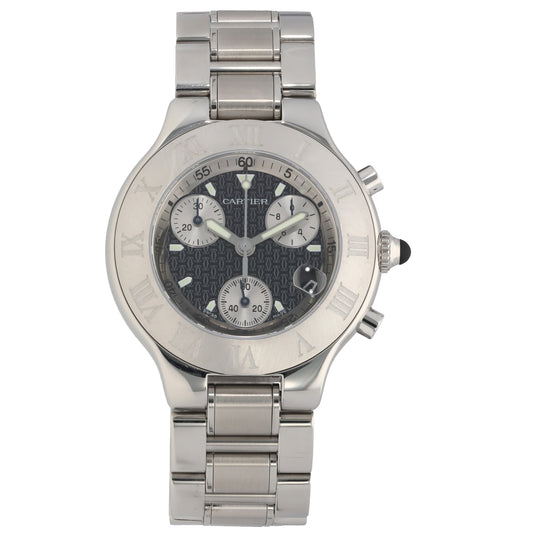 Cartier Must 21 W10172T2 38mm Stainless Steel Watch