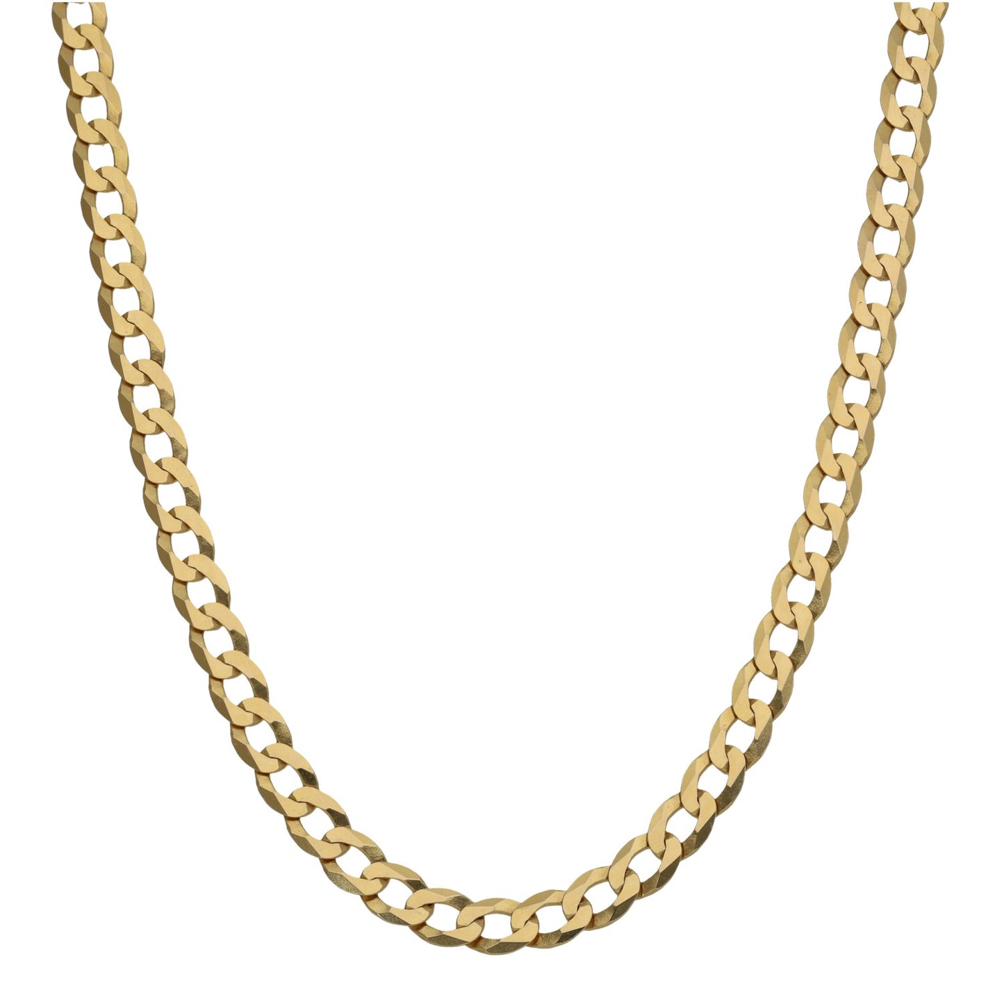 9ct Gold Curb Chain 20"