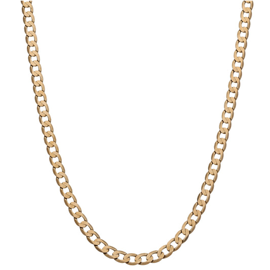 9ct Gold Curb Chain 20"