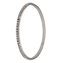 Load image into Gallery viewer, 22ct White Gold Alternative Bangle
