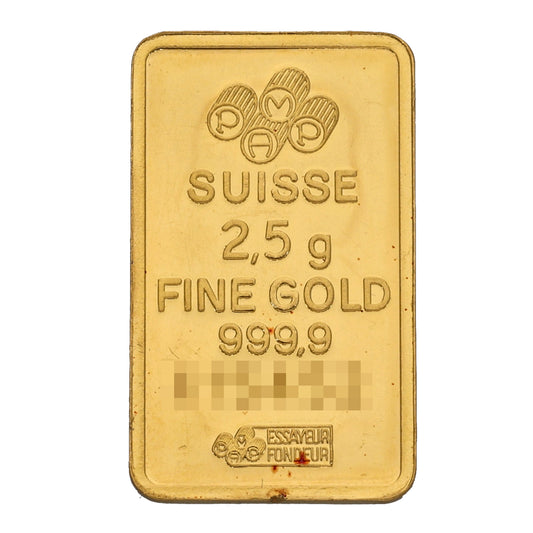 24ct 2.5g Gold Bar