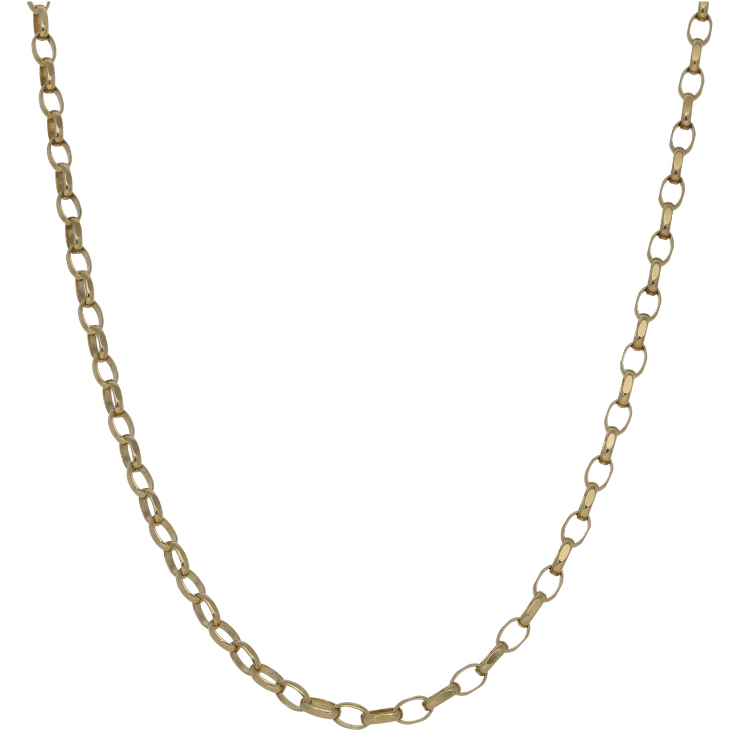 9ct Gold Belcher Chain 18"