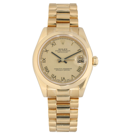 Rolex Datejust 178248 31mm Gold Watch