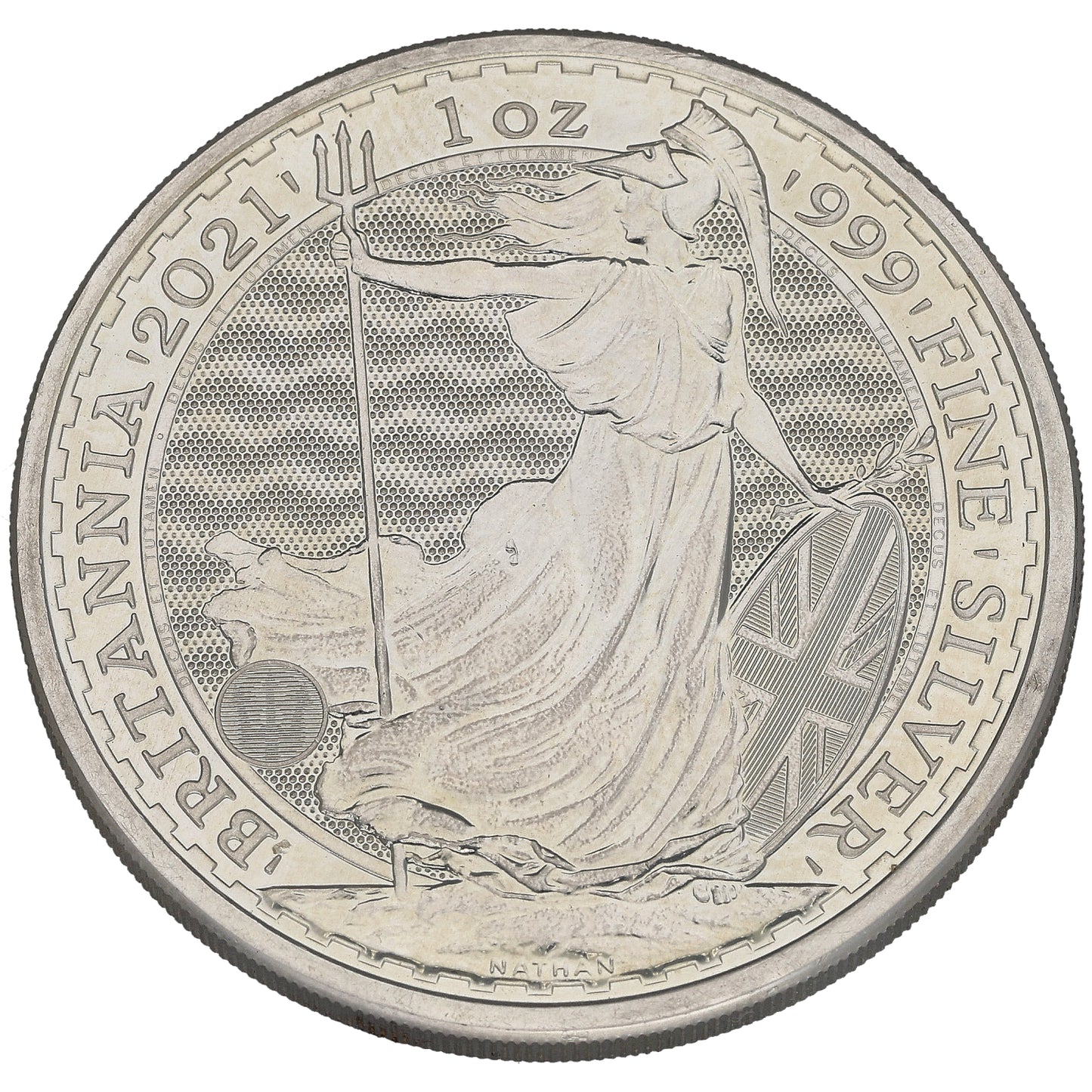 Fine Silver Queen Elizabeth II 1 OZ Britannia Coin 2021