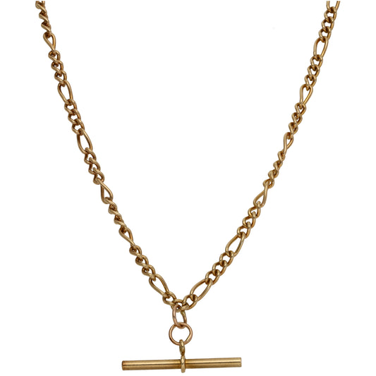 9ct Gold Fob/Watch Chain 18"