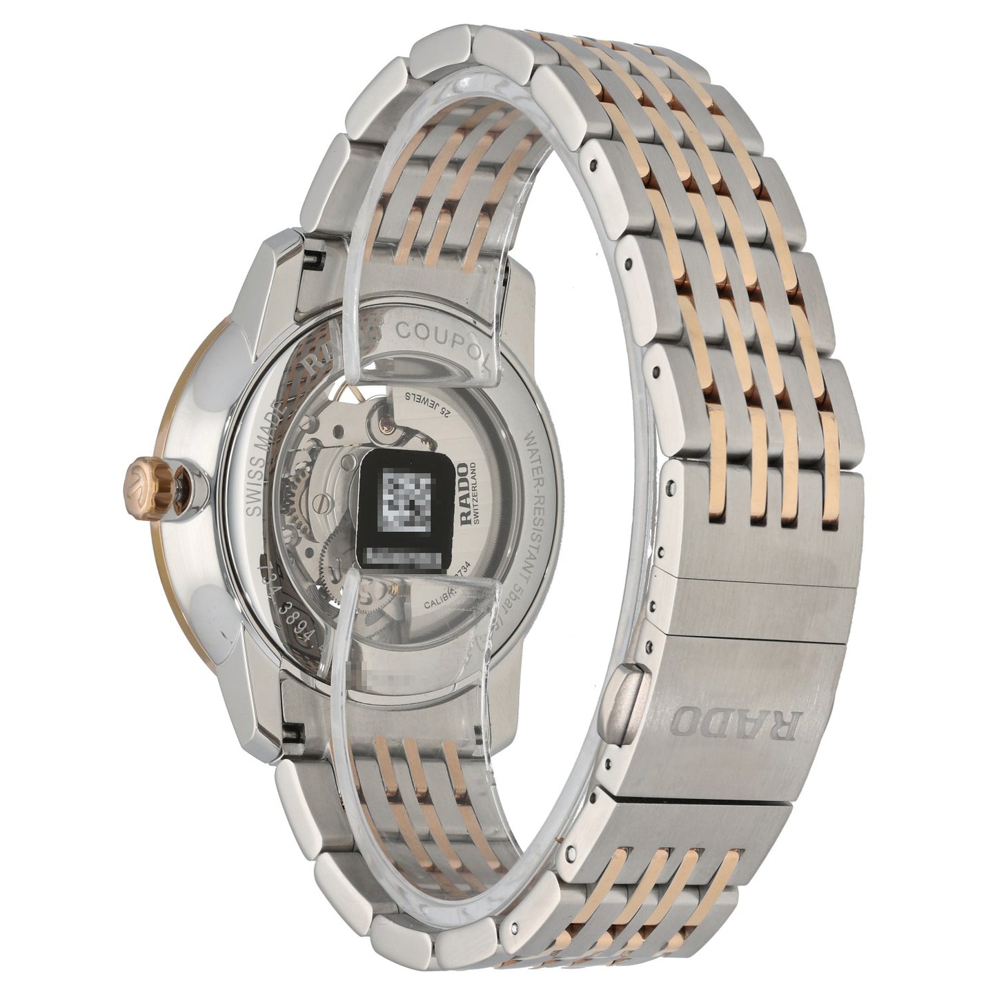 Rado Coupole Open Heart R22894163 41mm Stainless Steel Watch