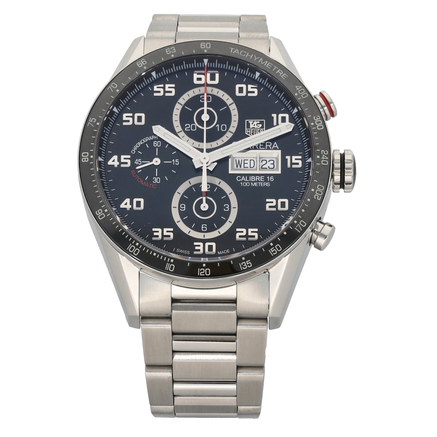 Tag Heuer Carrera CV2A1R 44mm Stainless Steel Watch