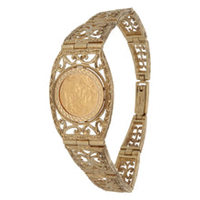 Load image into Gallery viewer, 9ct Gold Single Coin Bracelet

