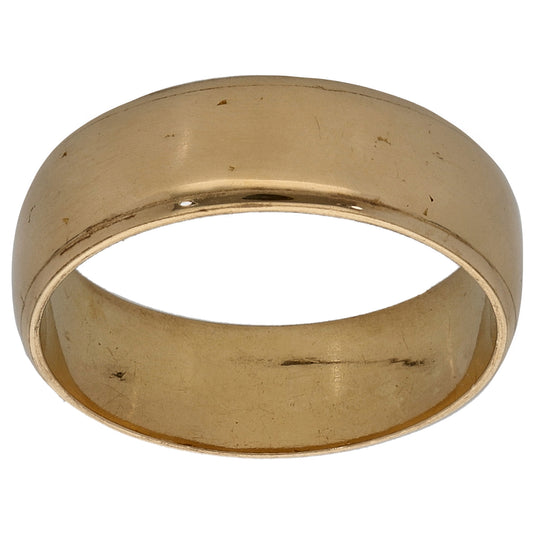 18ct Gold Plain Wedding Ring Size K