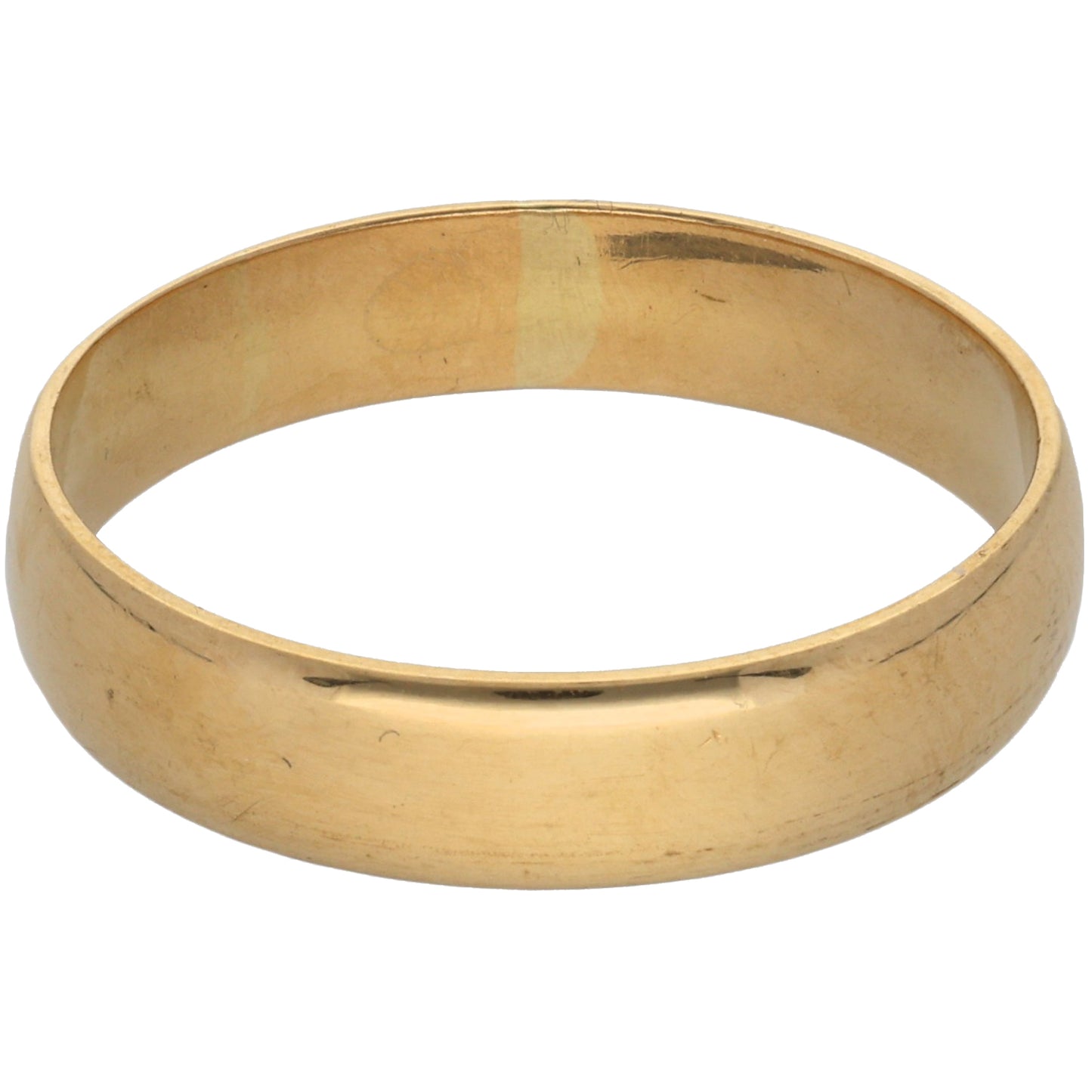 18ct Gold Plain Wedding Ring Size U