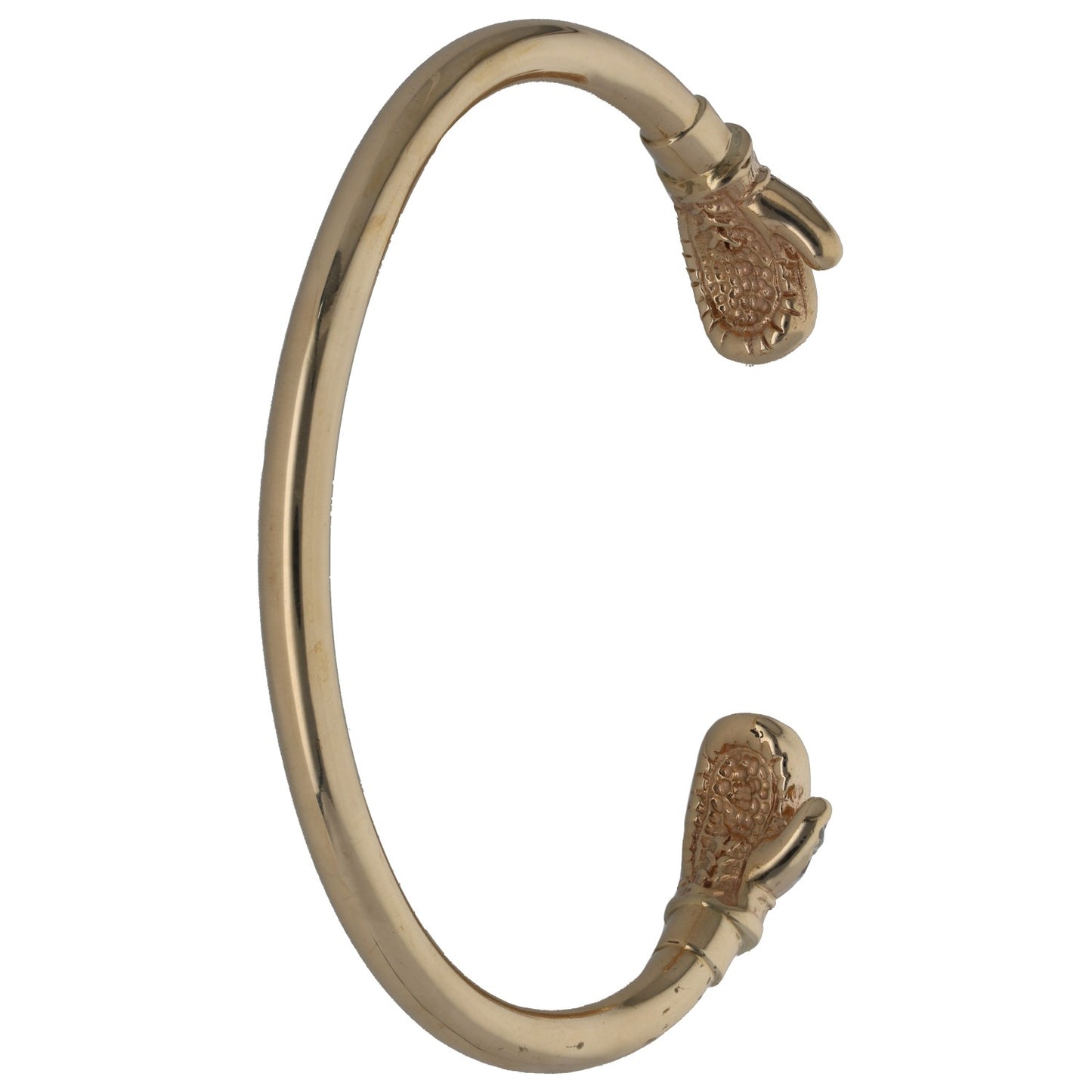 9ct Gold Cubic Zirconia Torque Bangle