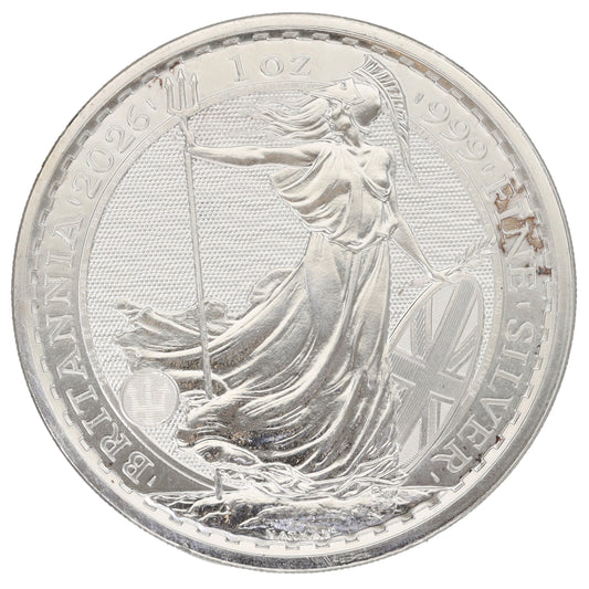 Fine Silver King Charles III 1 OZ Britannia Coin 2026