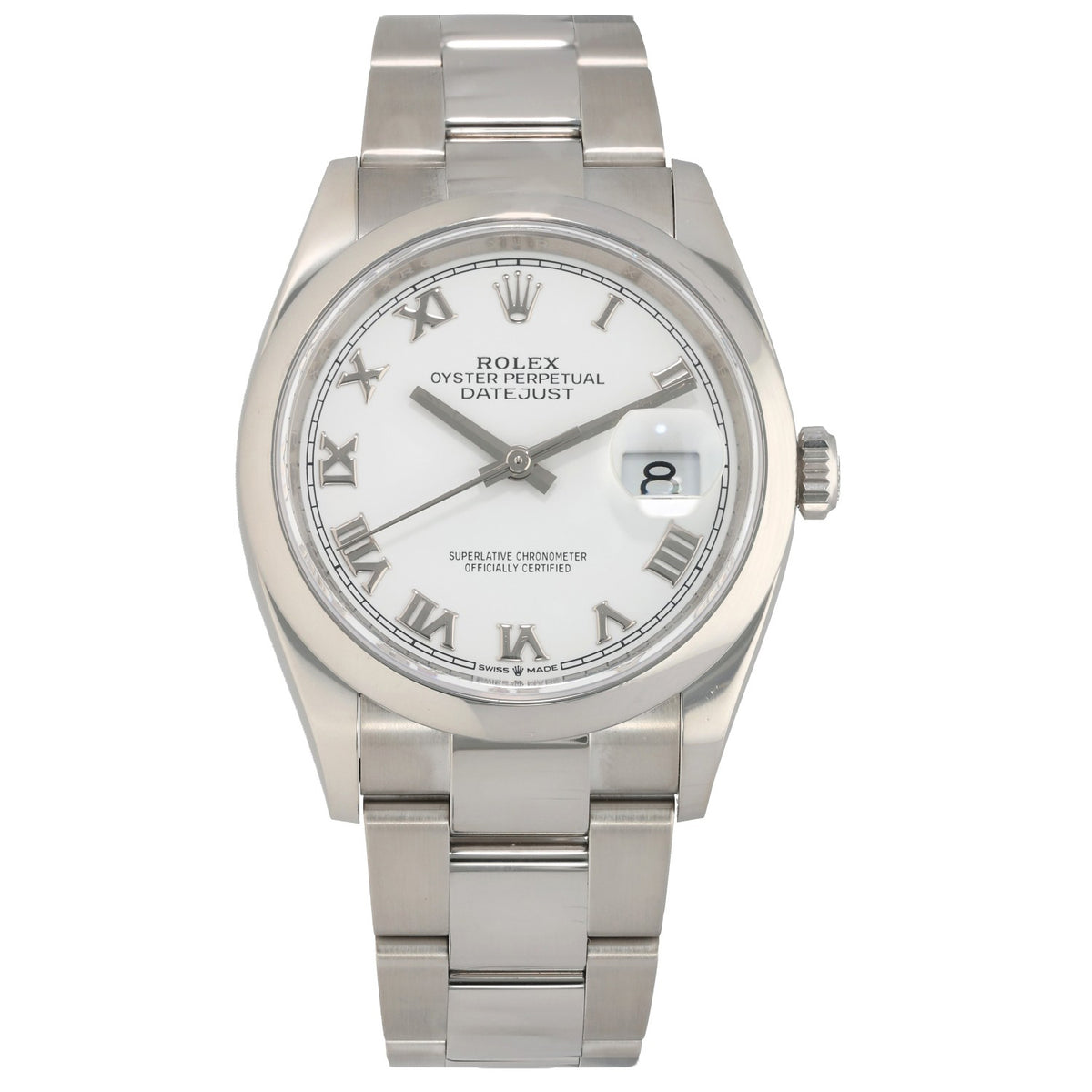 Rolex Datejust 126200 36mm Stainless Steel Watch