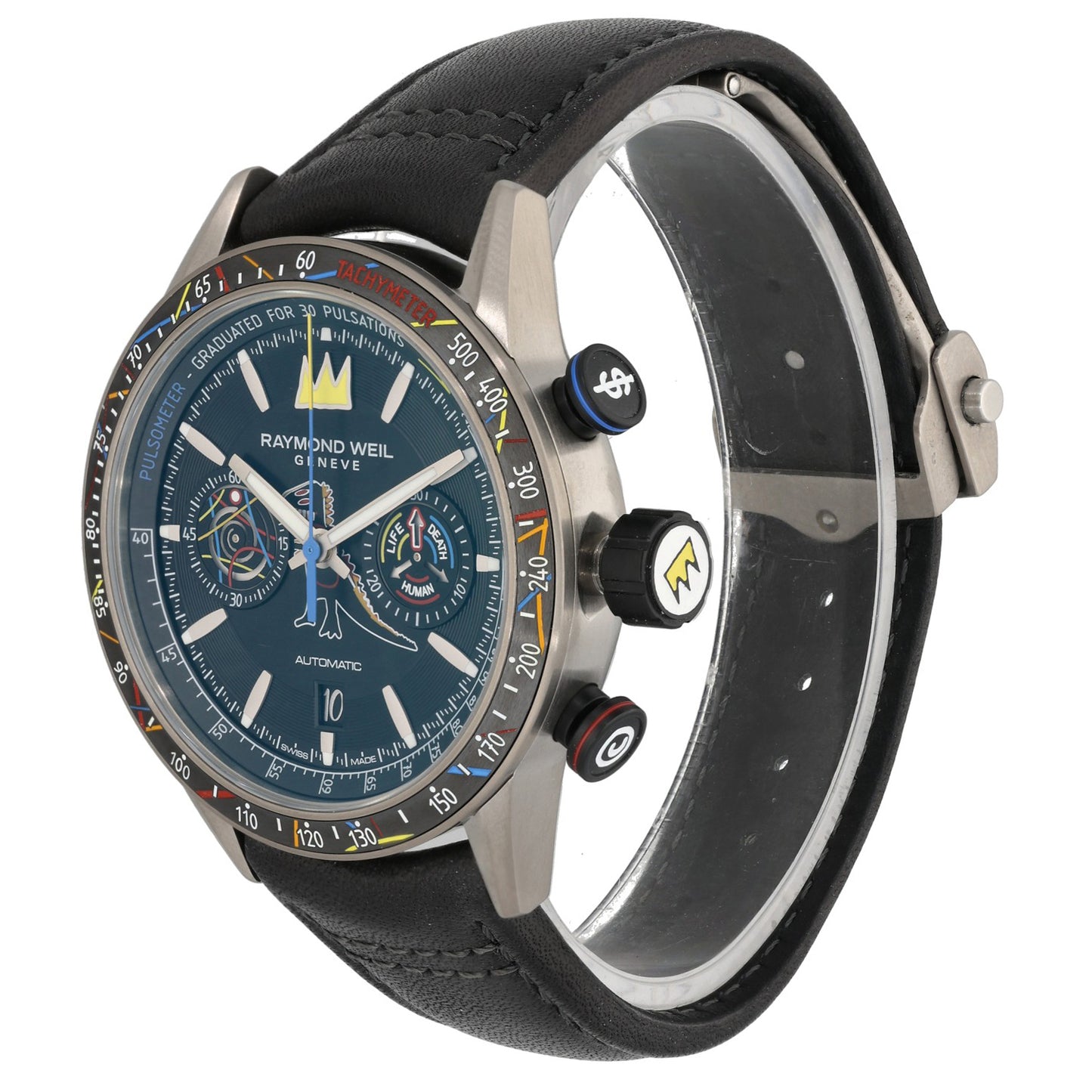 Raymond Weil Freelancer Basquiat Special Edition 7780 43mm Titanium Watch