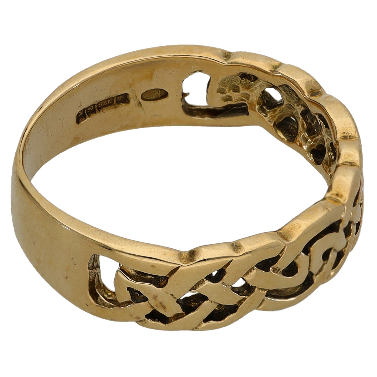9ct Gold Alternative Ring Size N