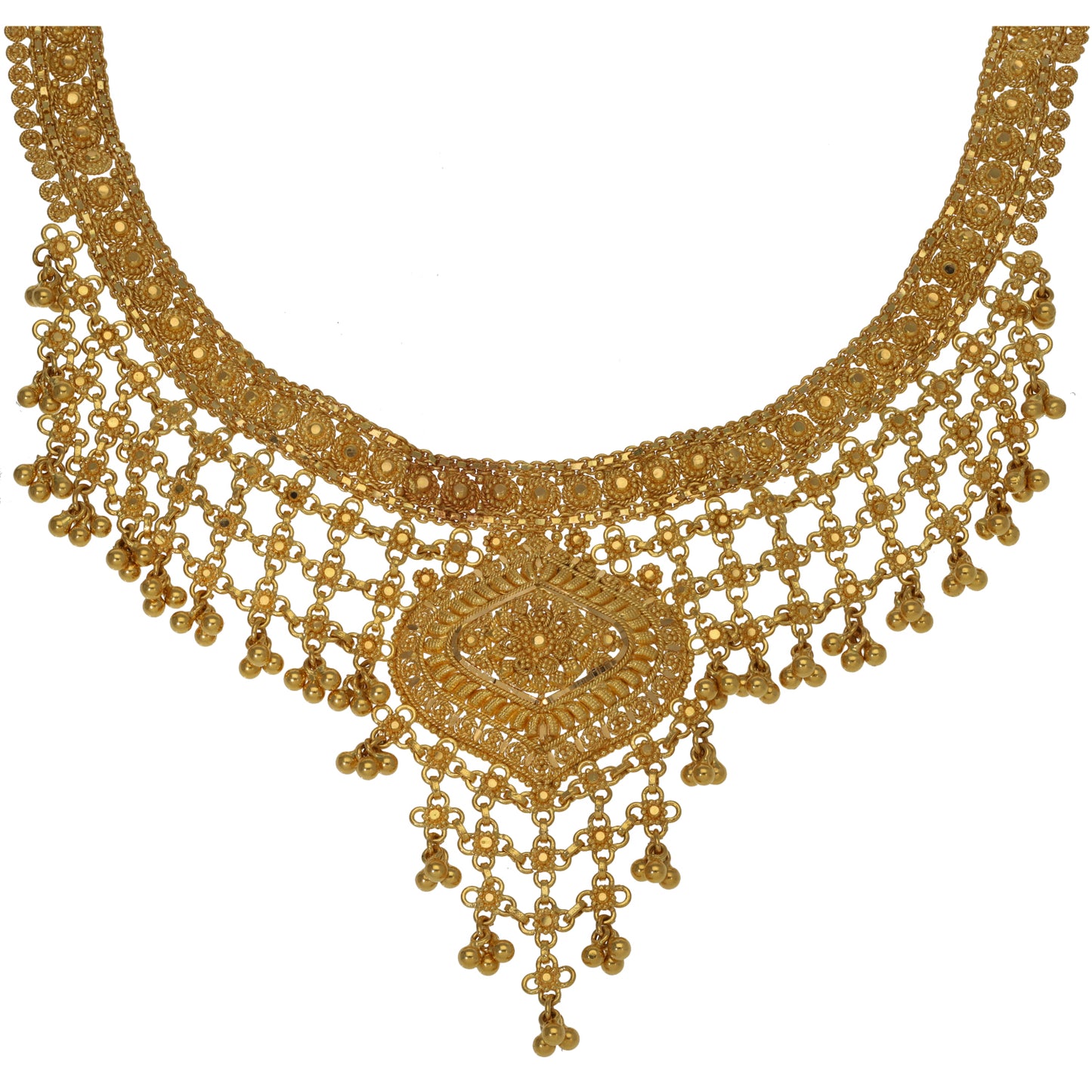 22ct Gold Fancy Necklace 16"