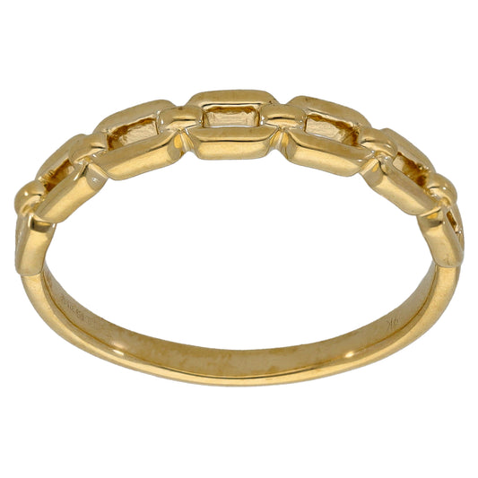 9ct Gold Alternative Ring Size T