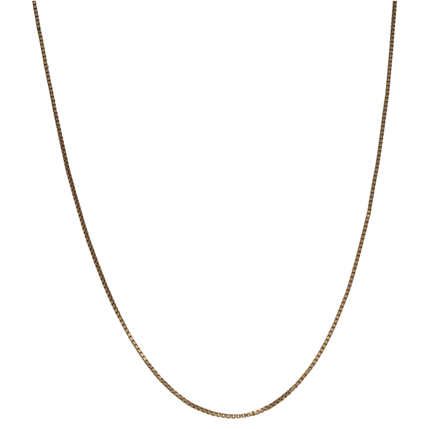 9ct Gold Box Chain 16"