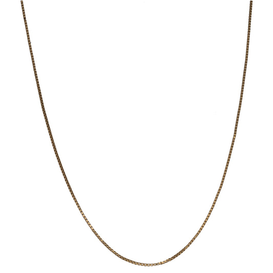 9ct Gold Box Chain 16"
