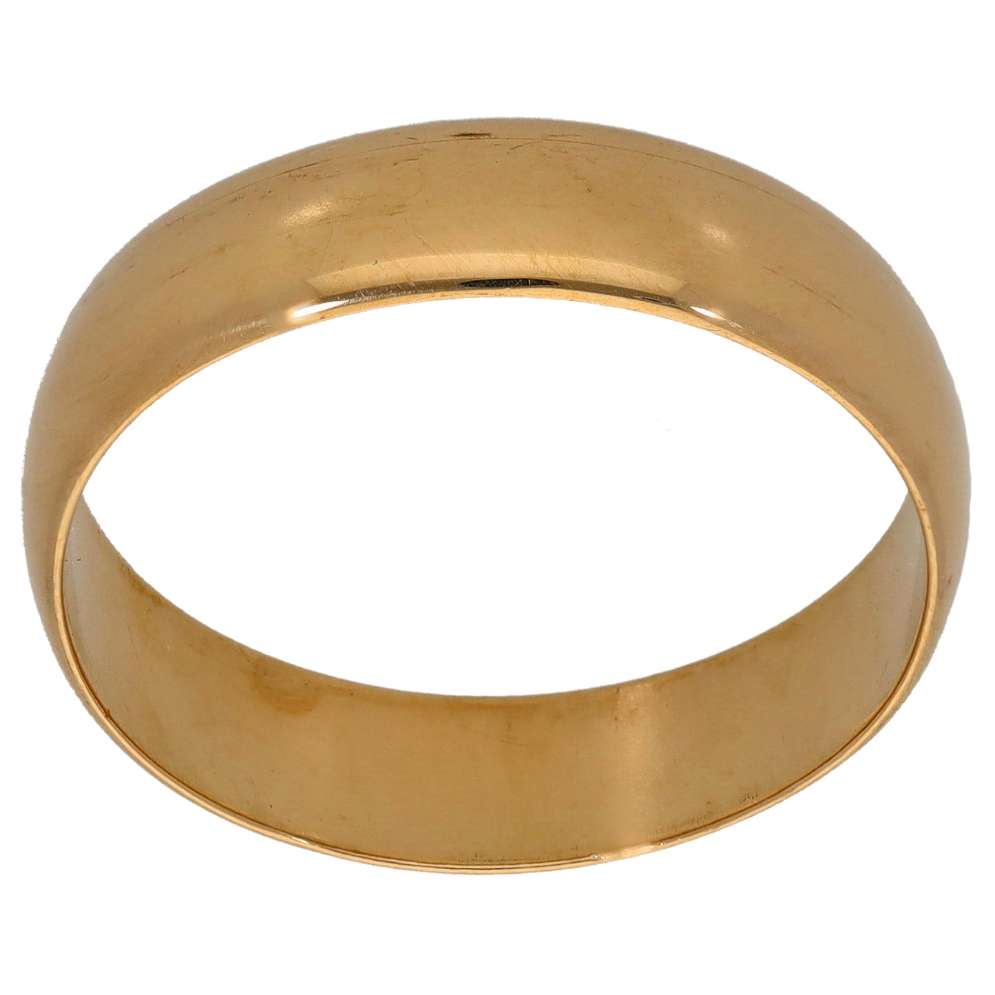 9ct Gold Plain Wedding Ring Size X