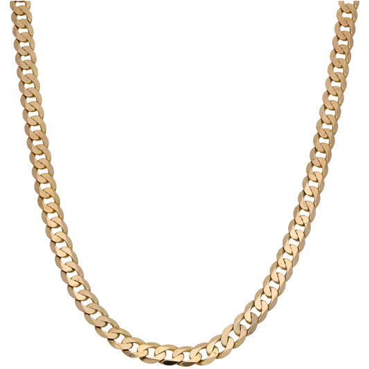 9ct Gold Curb Chain 20"