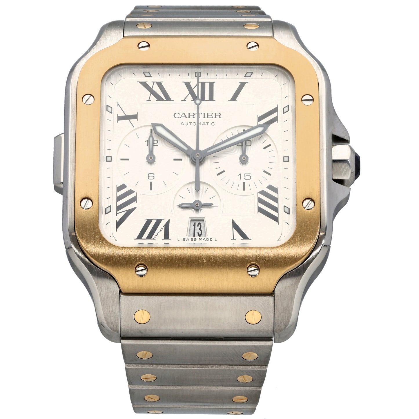 Cartier Santos De Cartier W2SA0008 43mm Bi-Colour Watch