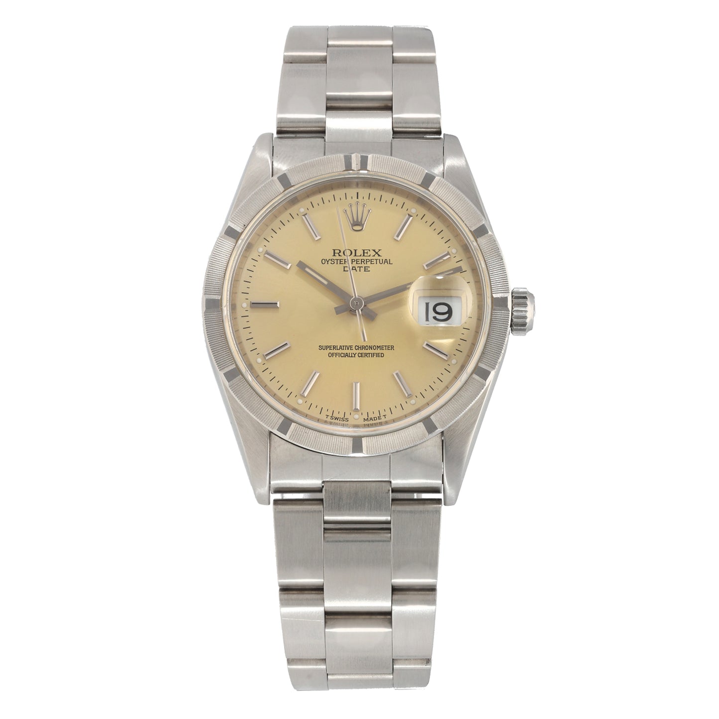 Rolex Date 15210 34mm Stainless Steel Watch