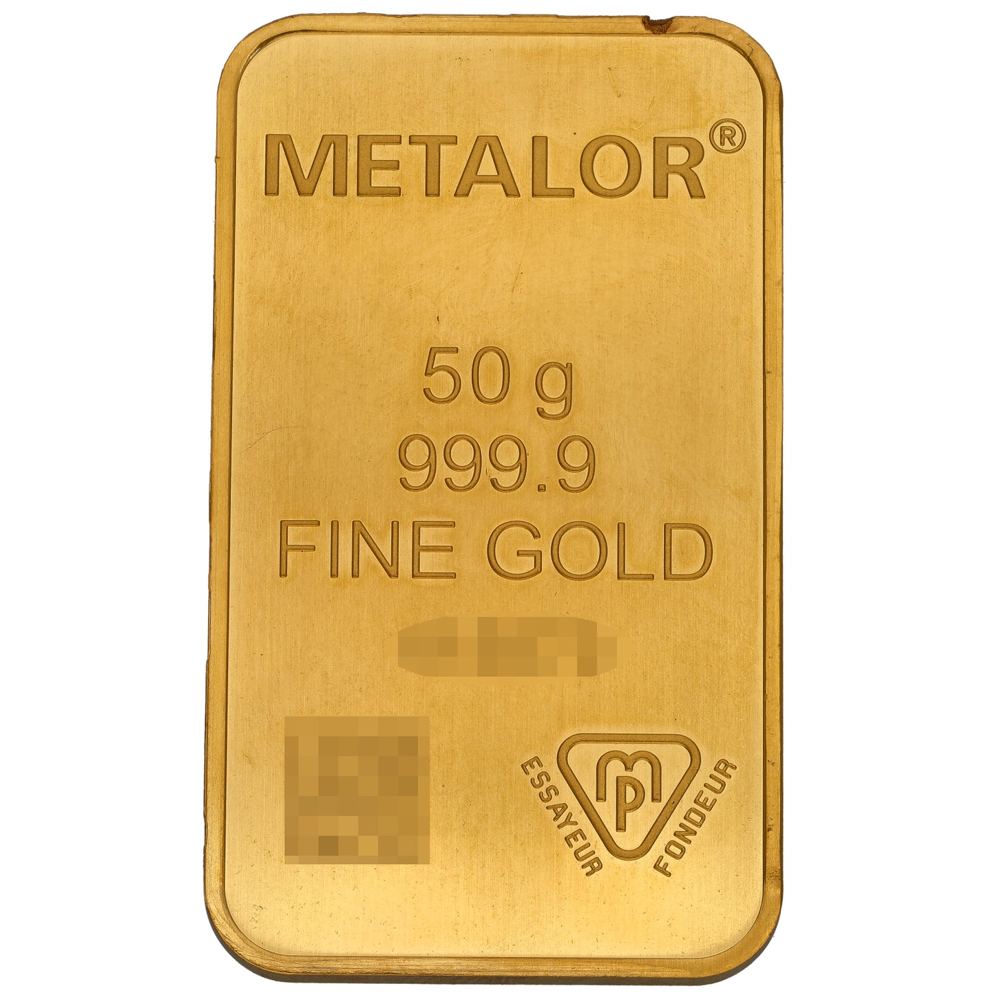 24ct 50g Gold Bar