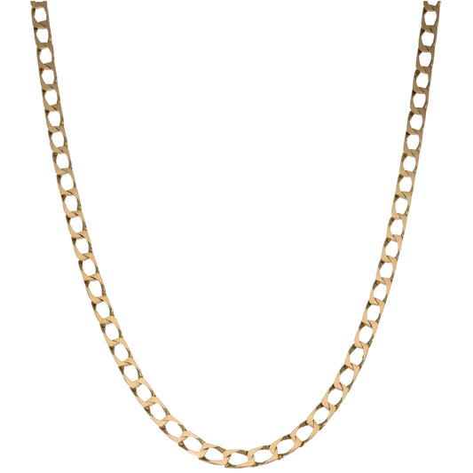 9ct Gold Curb Chain 20"