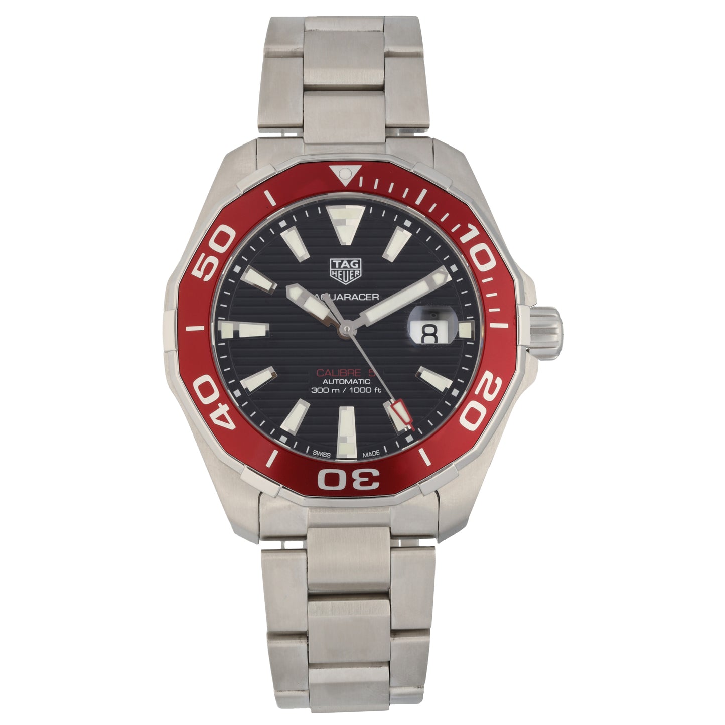 Tag Heuer Aquaracer WAY201K 43mm Stainless Steel Watch
