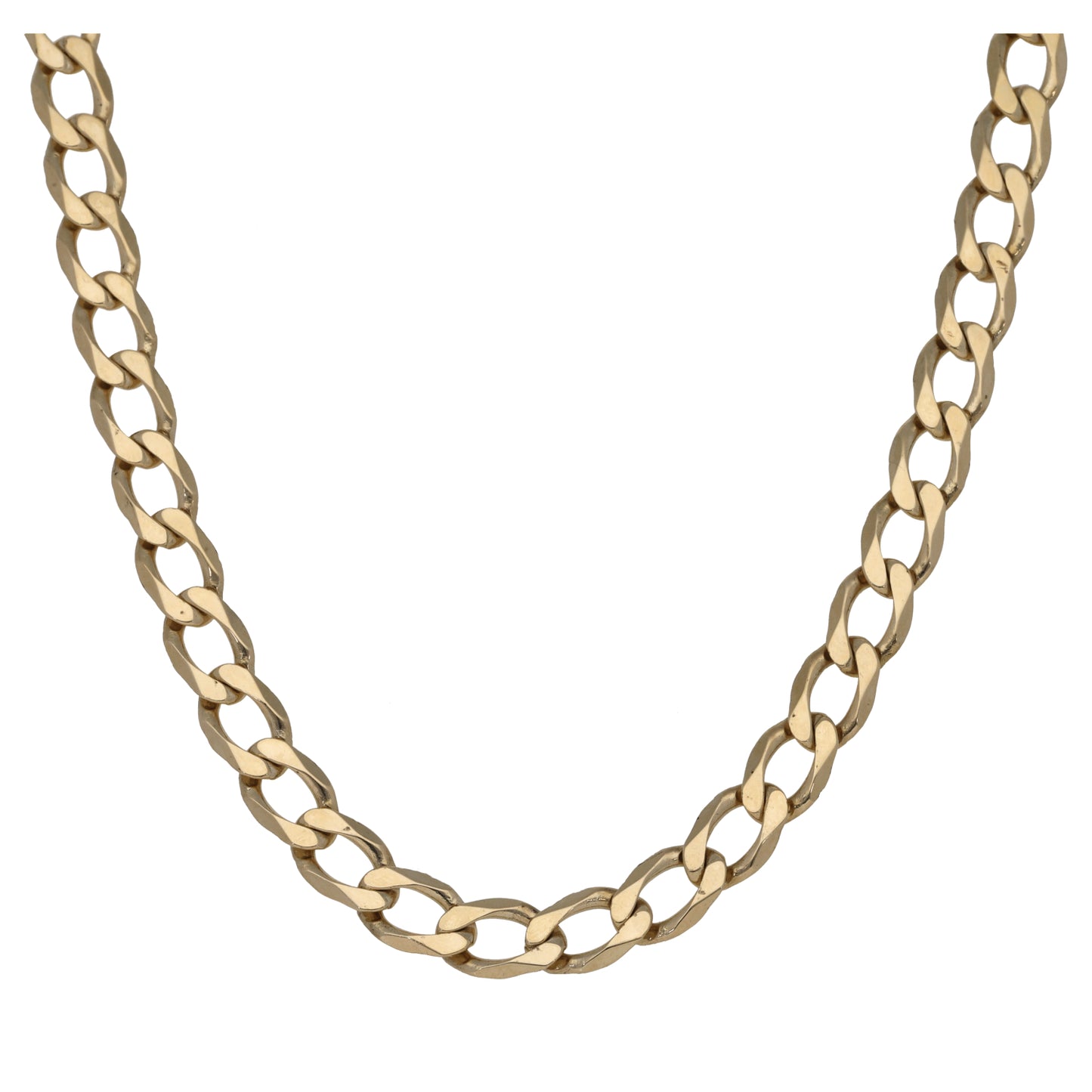 9ct Gold Curb Chain 20"