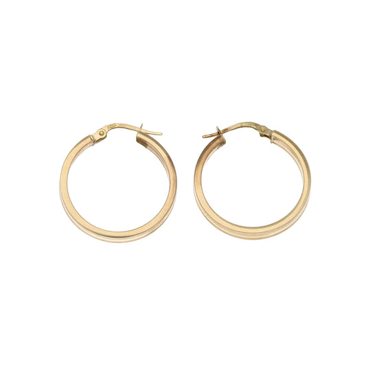 9ct Gold Hoop Earrings