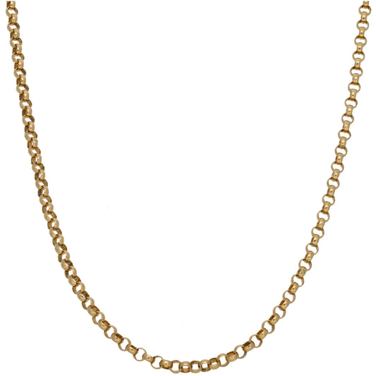 9ct Gold Belcher Chain 16"