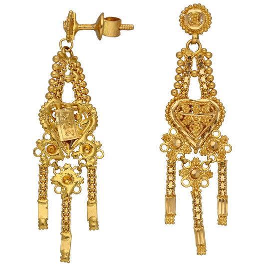 22ct Gold Drop Earrings