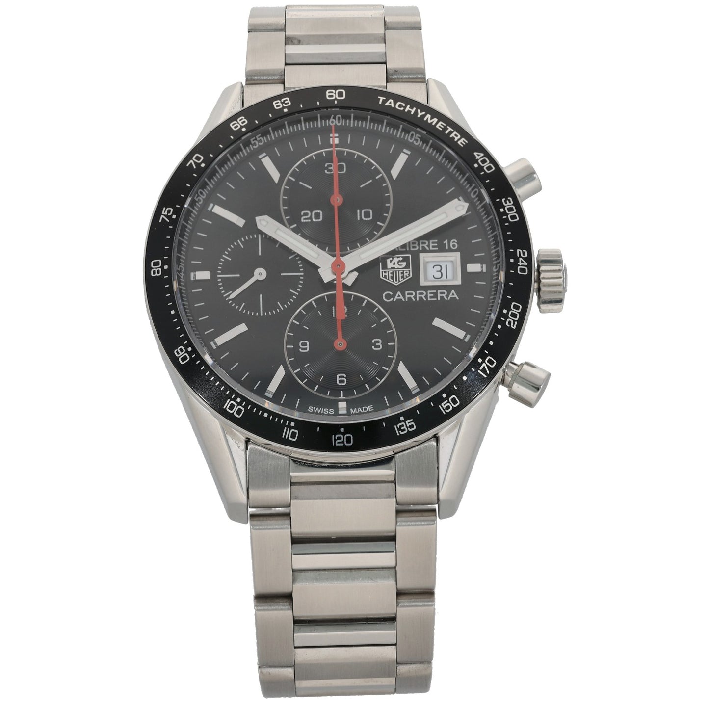 Tag Heuer Carrera CV201AK 42mm Stainless Steel Watch