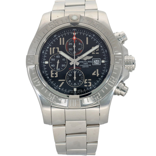 Breitling Super Avenger II A13371 48mm Stainless Steel Watch