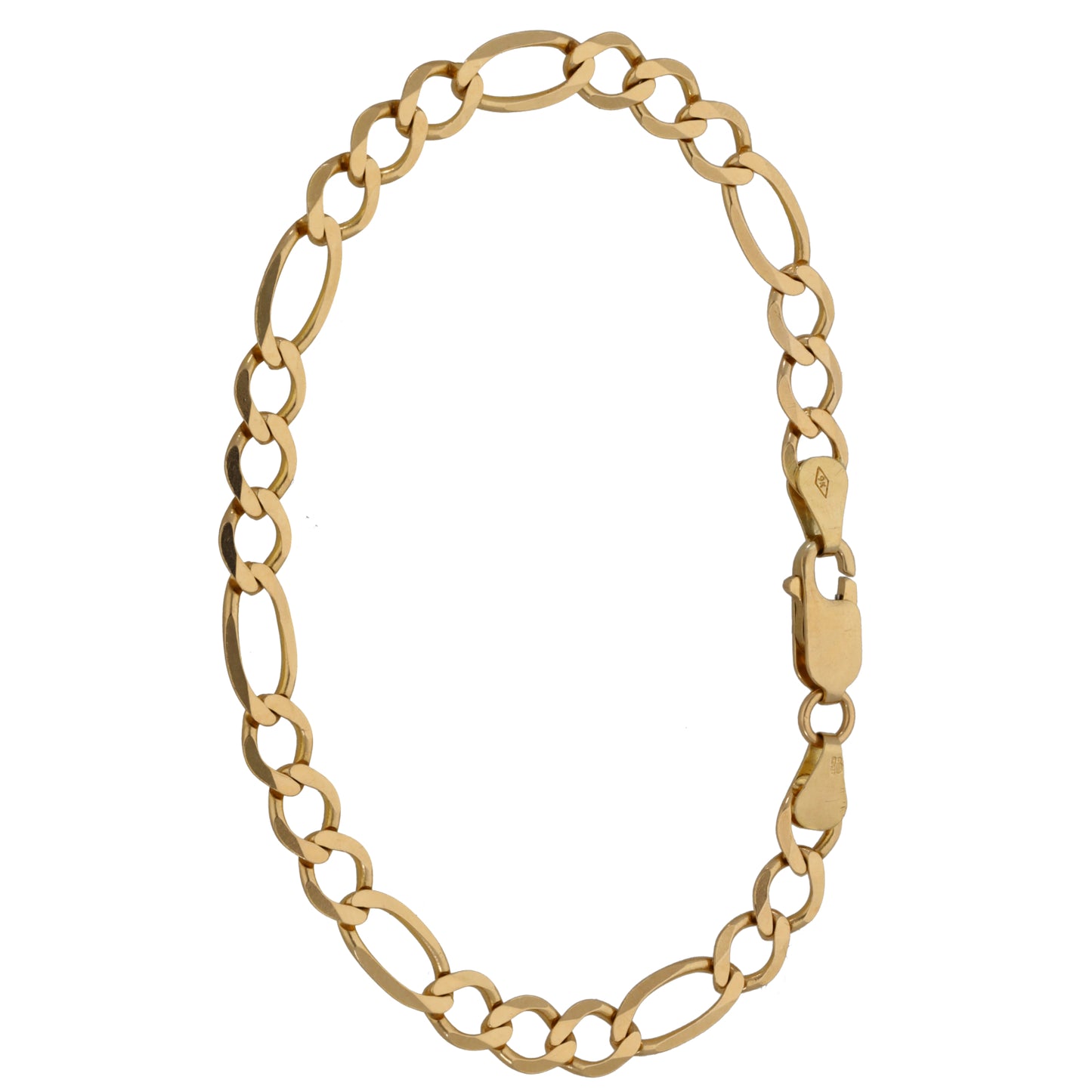 9ct Gold Figaro Bracelet