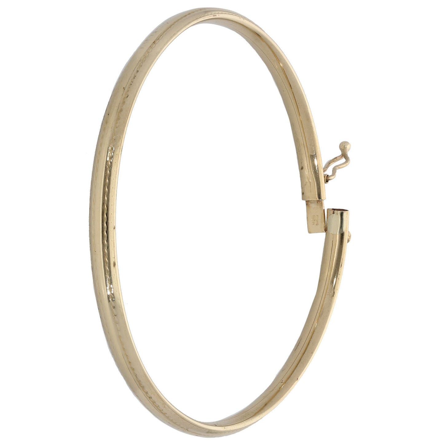 9ct Gold Hinged/Clasp Bangle