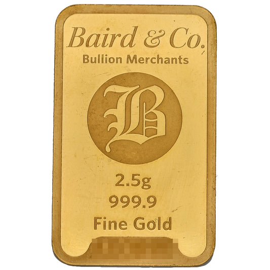 24ct 2.5g Gold Bar