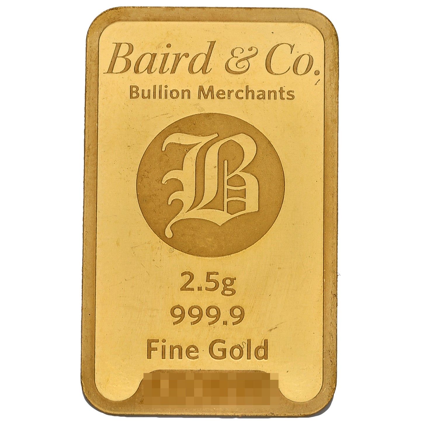 24ct 2.5g Gold Bar