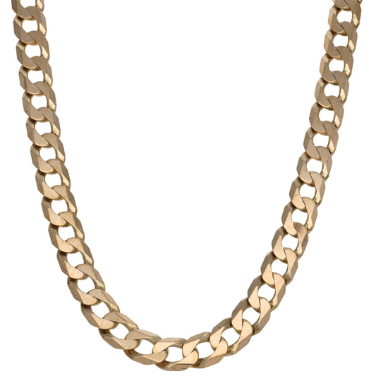 9ct Gold Curb Chain 20"