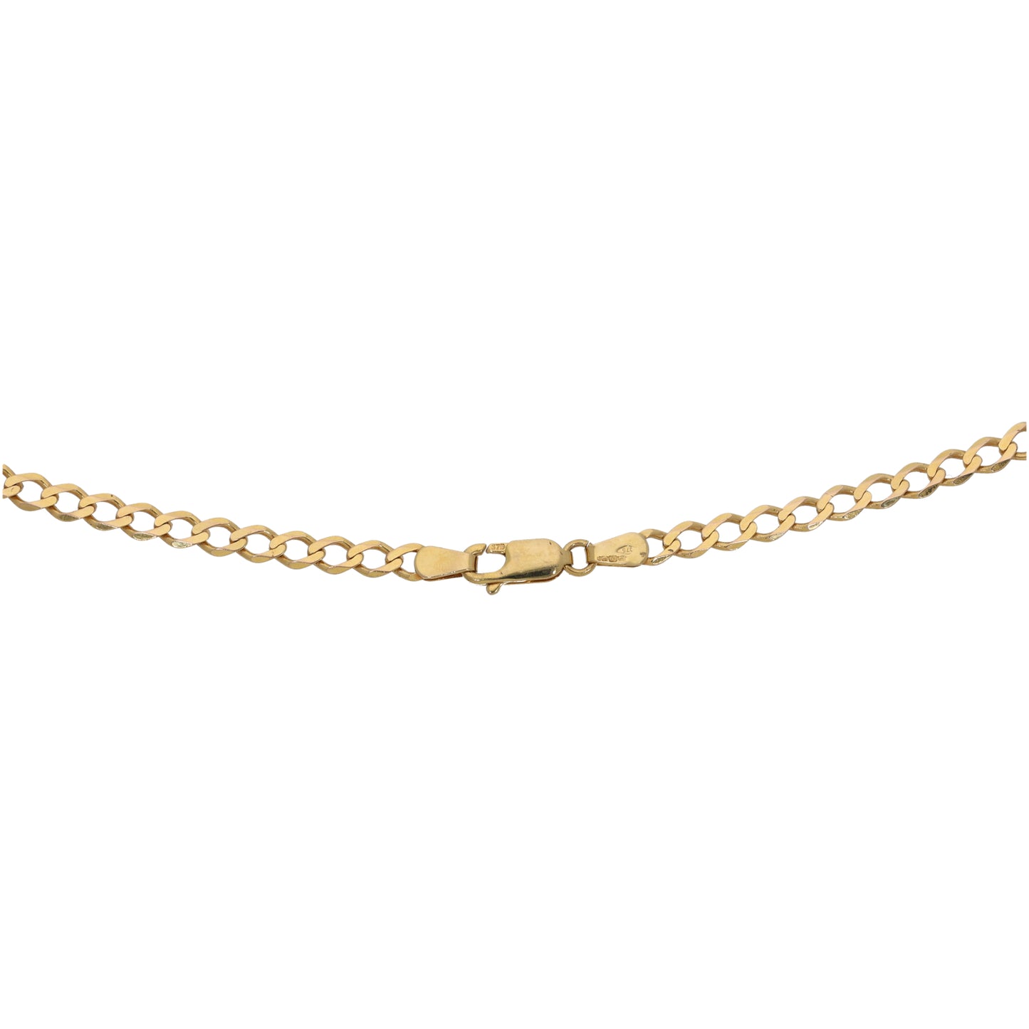 9ct Gold Curb Chain 20"