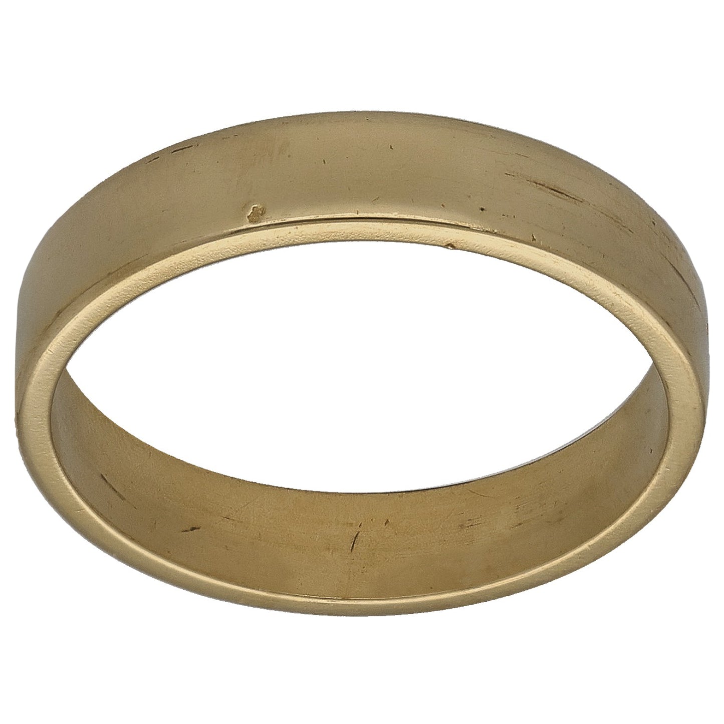 9ct Gold Plain Wedding Ring Size M