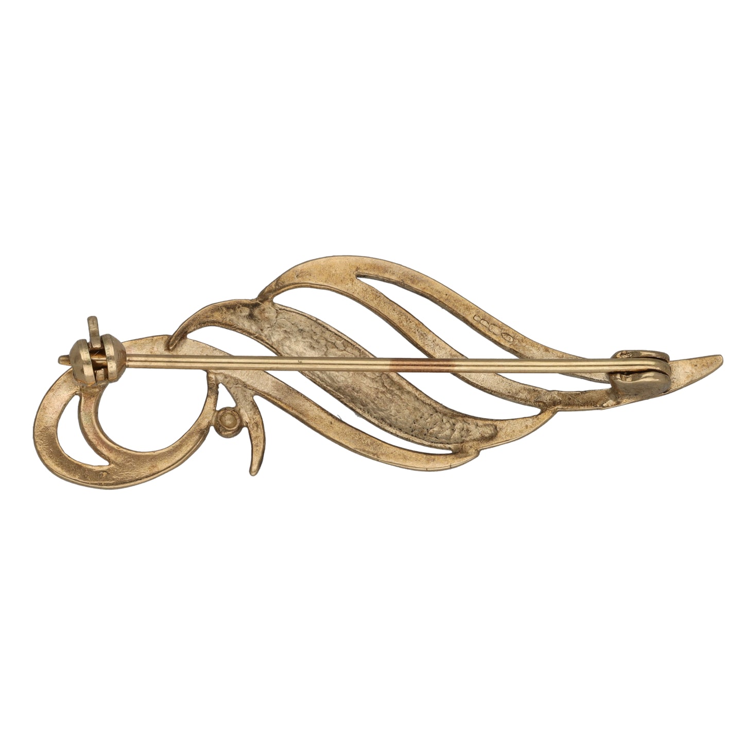 9ct Gold Bar Brooch