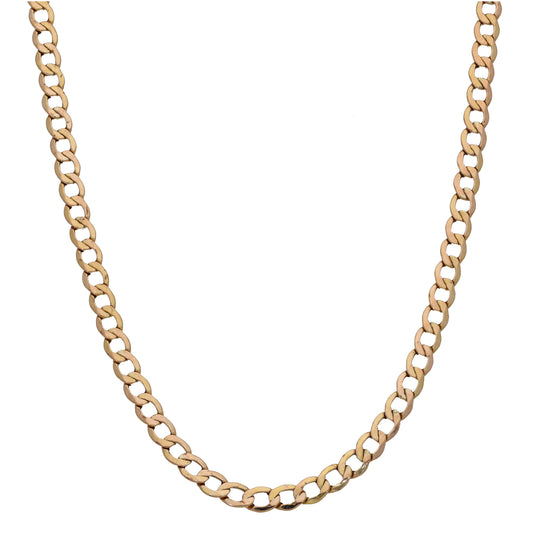 9ct Gold Curb Chain 20"