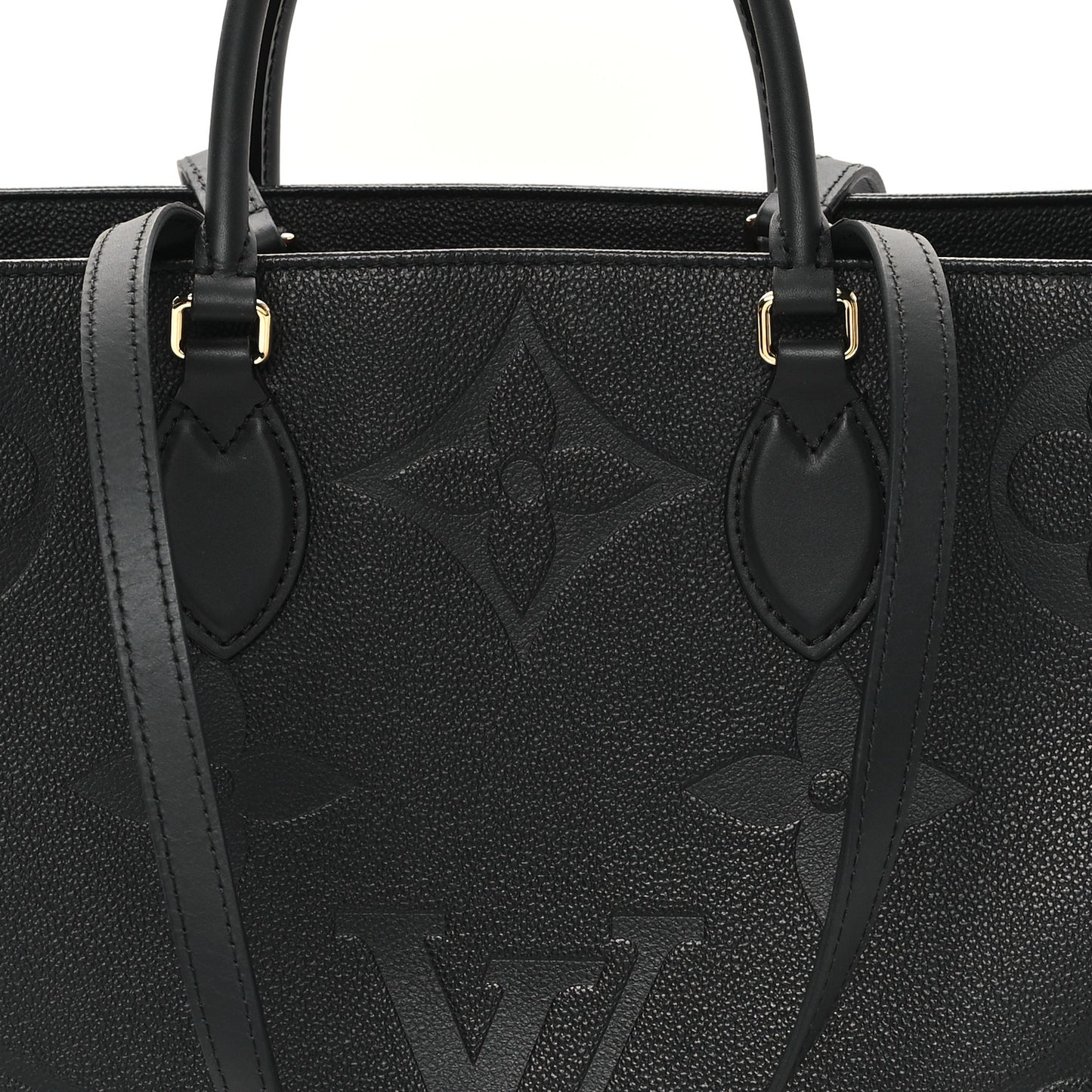 Louis Vuitton OnTheGo GM Monogram Empreinte Leather Bag - Black